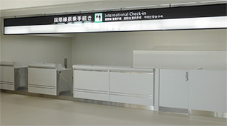 International Check-In Counter Photo