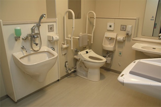Toilet for Disabled, Ostomate Facility Photo
